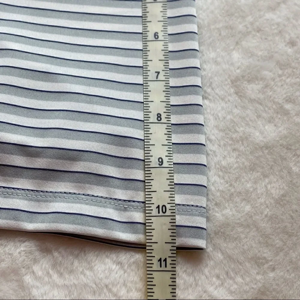 Adidas Striped Polo Size Medium